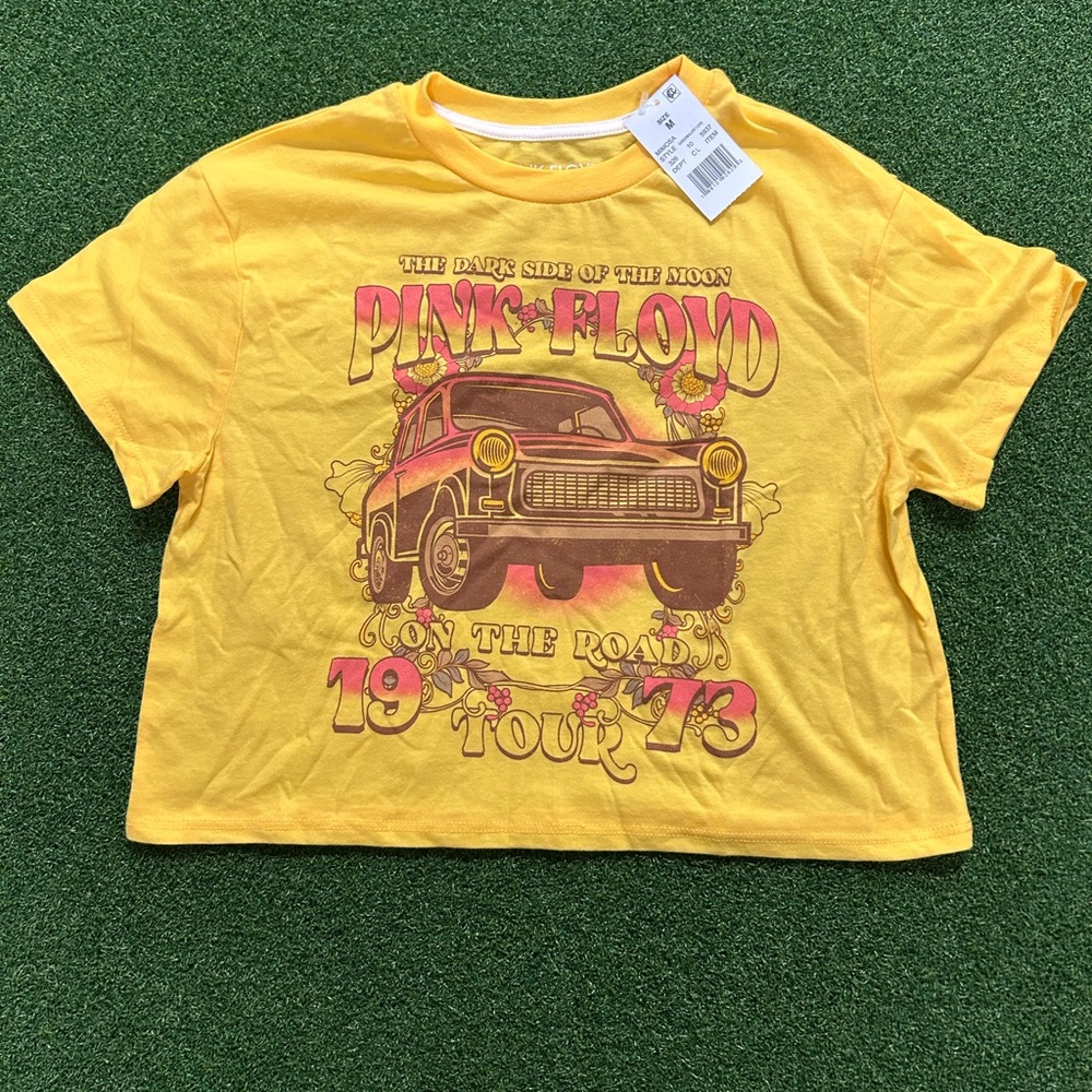 Pink Floyd Shirt Girls Medium Dark Side Of The Moon Band Tour 70s Graphic Tee
